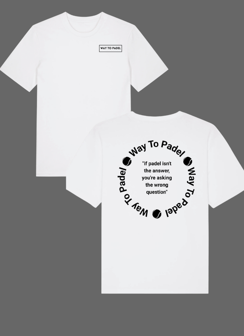 WaytoPadel Quotes Oversized T-shirt