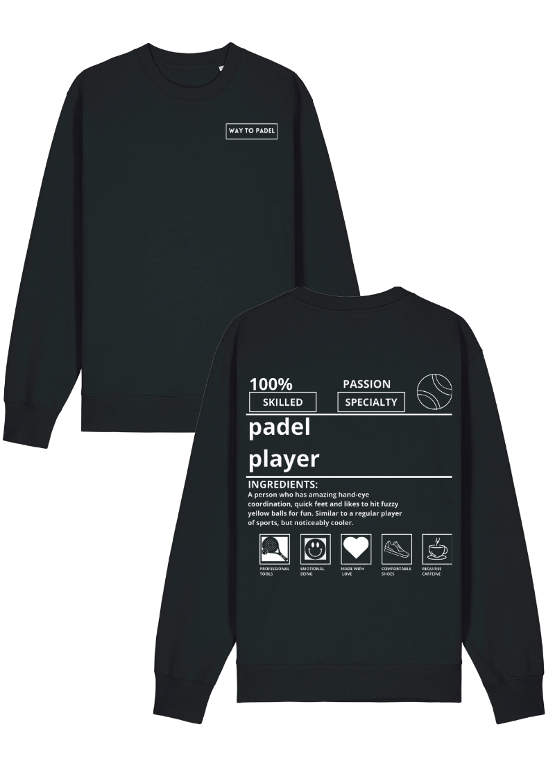 WayToPadel Desription Sweater