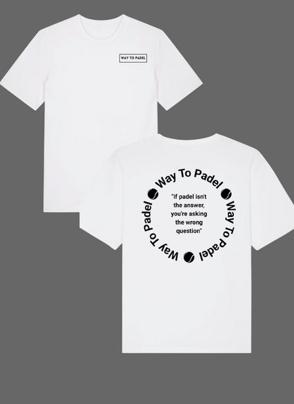 WaytoPadel Quotes Oversized T-shirt