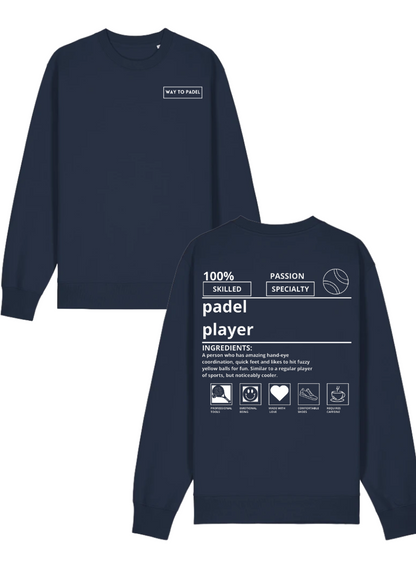 WayToPadel Desription Sweater