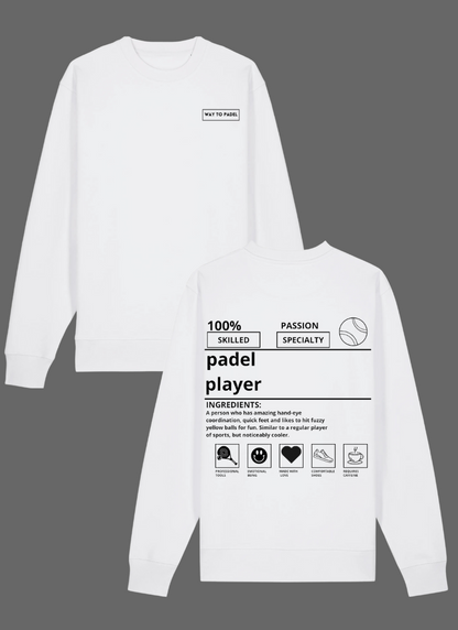 WayToPadel Desription Sweater