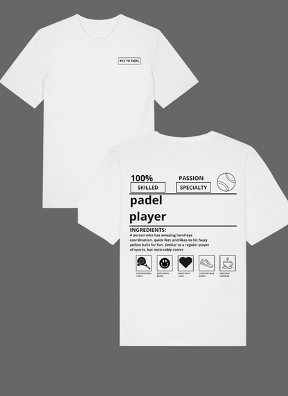 WayToPadel Description Oversized T-shirt